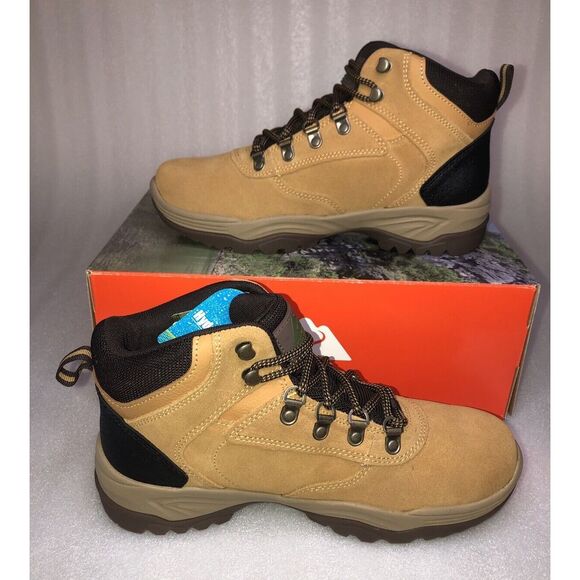 Ozark Trail M OT Free Edge Hiker Suede Wheat Boots Men's Size 8 Waterproof NEW - Picture 3 of 16